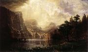 Albert Bierstadt, Among the Sierra Nevada Mountains